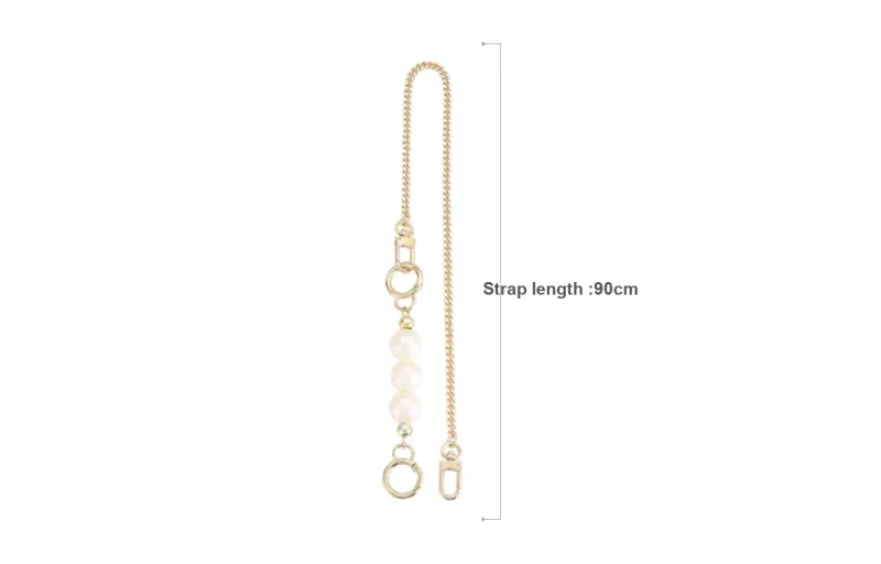 Lan Bao Fan Metal Bag Accessory Strap Chain Women's Gold-Tone-1