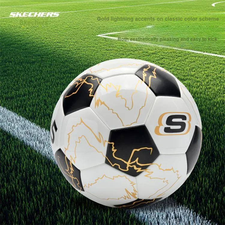 Skechers Size 5 Ball Soccer PU Seamless Thermal bonding Unisex Black White-5