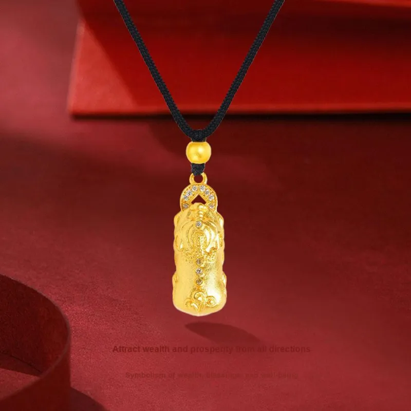 Master Kim Transit Gold Beads Gold Necklace Unisex-1