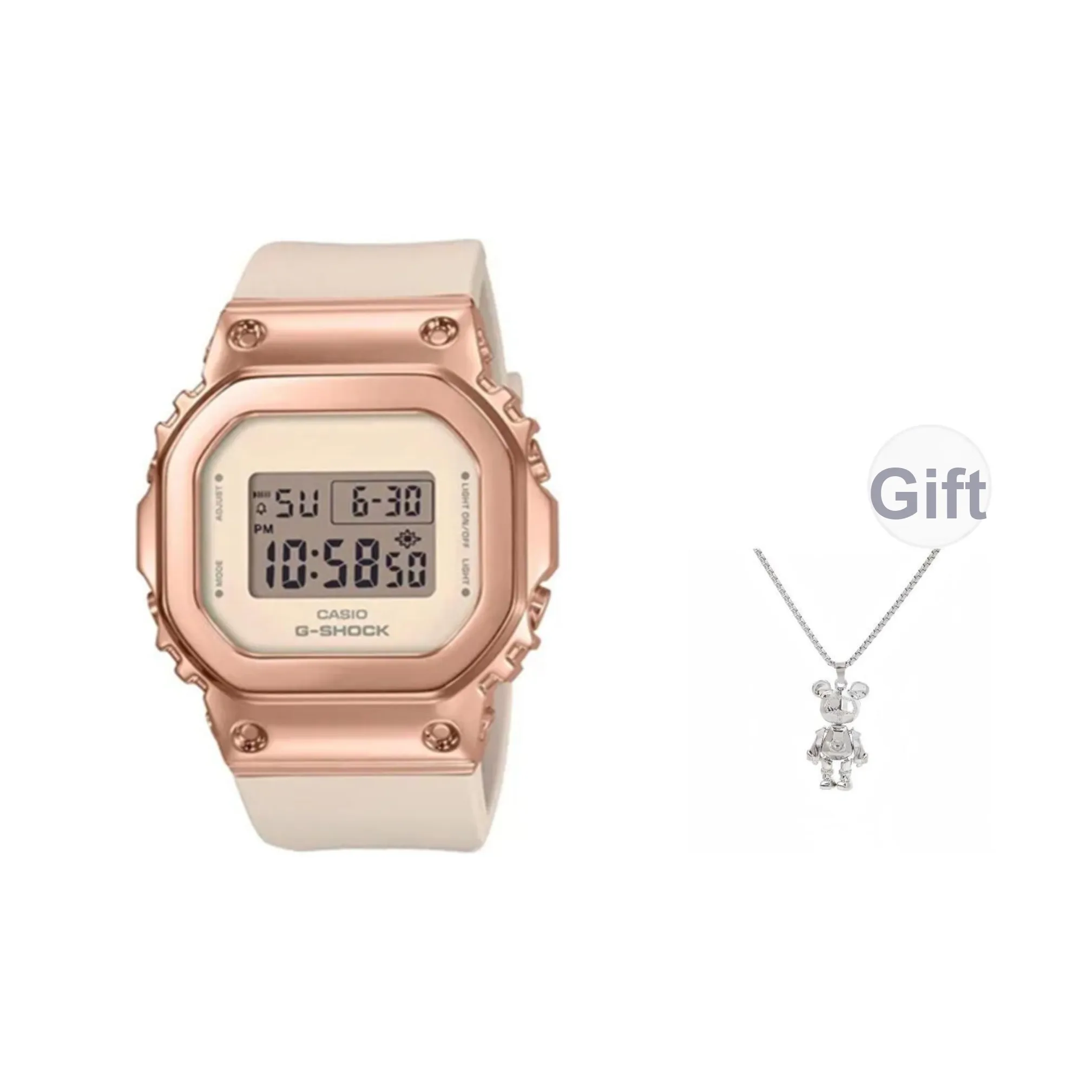 Шок Кварц Механизм Смола Ремешок Часы Унисекс Золотой Циферблат