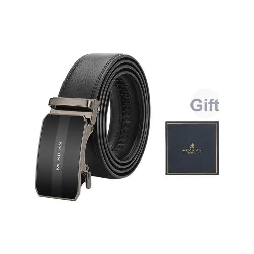 MEXICAN Глянцевый сплав Автоматическая застежка Ремешки из коровьей кожи Мужской Ширина 3,5 см