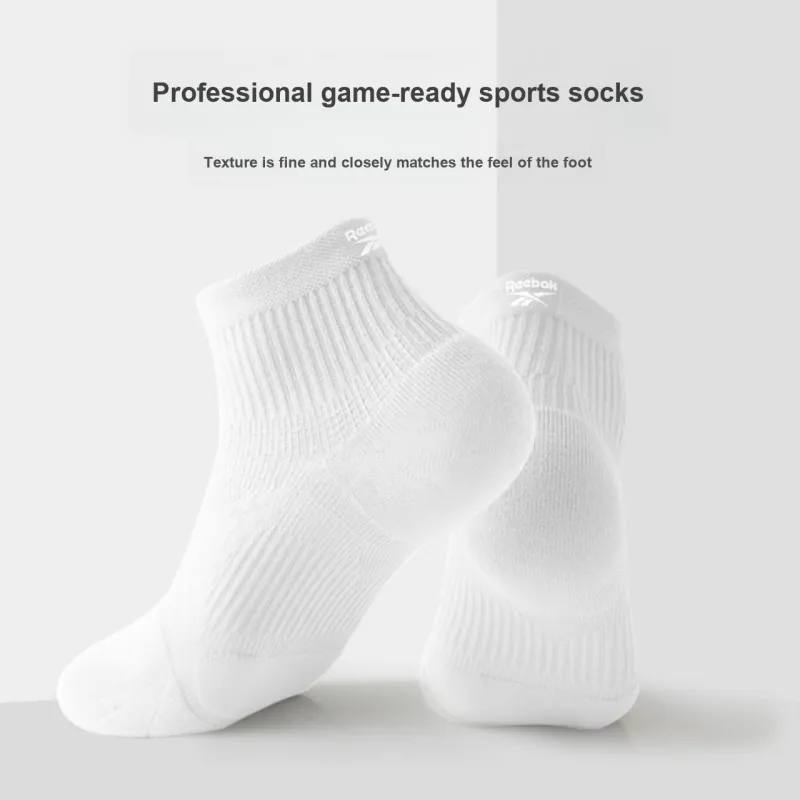 Reebok Ankle Socks Unisex 3 Pack Mixed Color-4