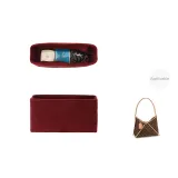 Small Size Mother Bag Inner [Beige/Blue Velvet Wine Red]