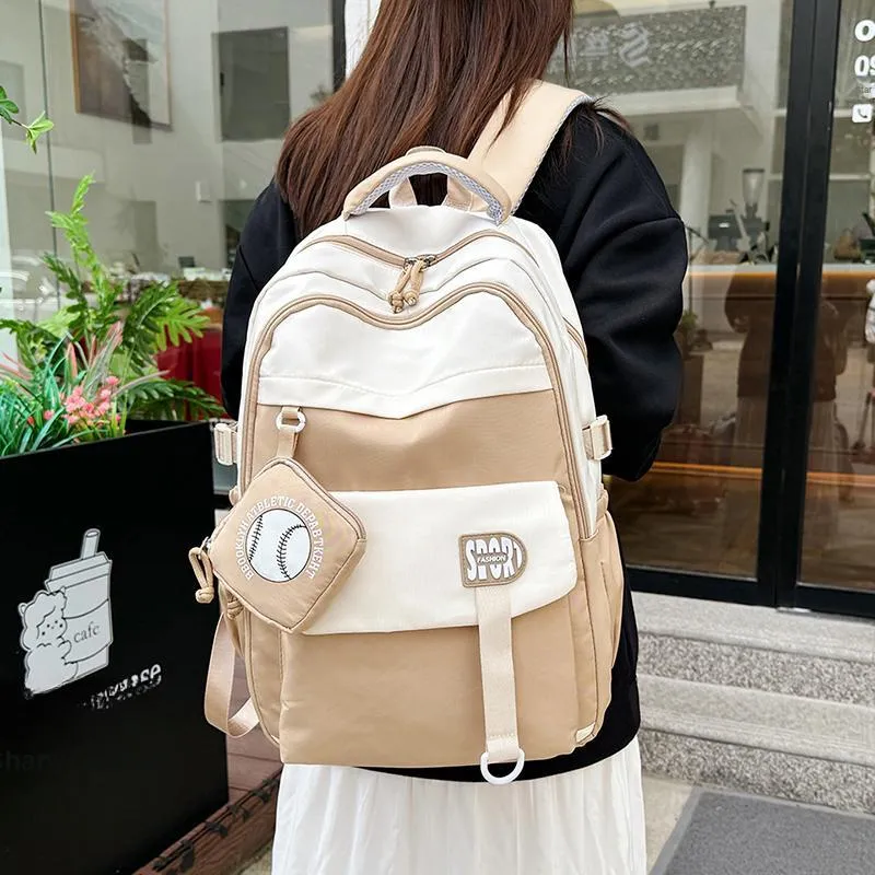 OUZIHUANG Oxford Backpack Regular Unisex Multicolor-5