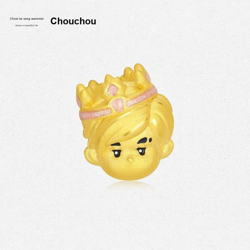 Chouchous X CHOW TAI SENG Wrist Beauty Series Gold Bracelet Unisex-3