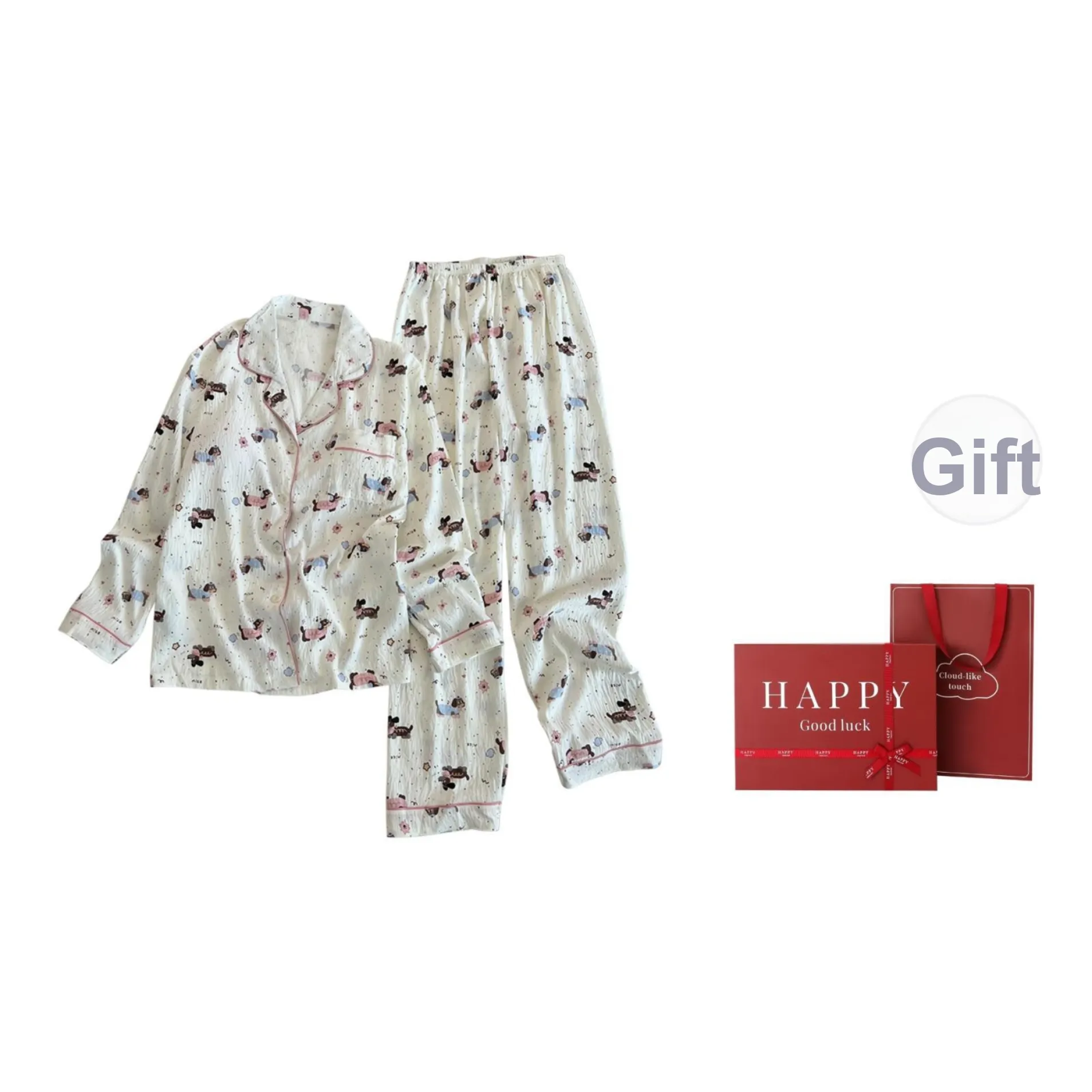 ЮЙЧЖАОЛИНЬ Pajama Подарочная коробка Весенний и Осенний Женские