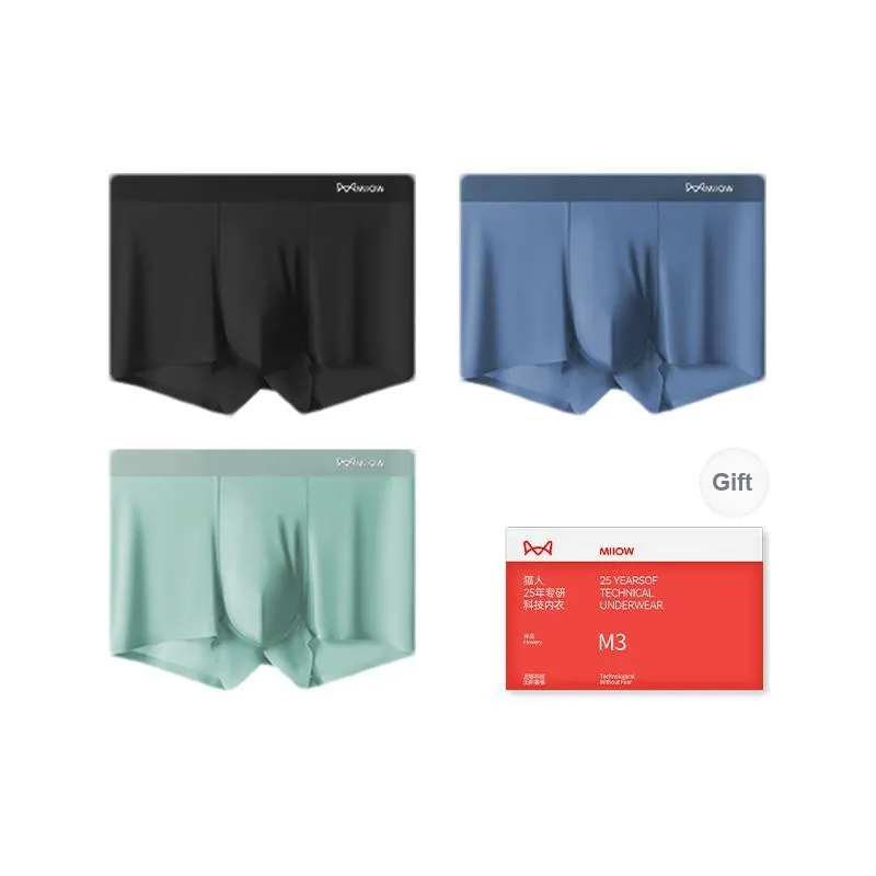 MIIOW Cool One Summer Series Underpants Men's Shopping Bag 3 Pack-6