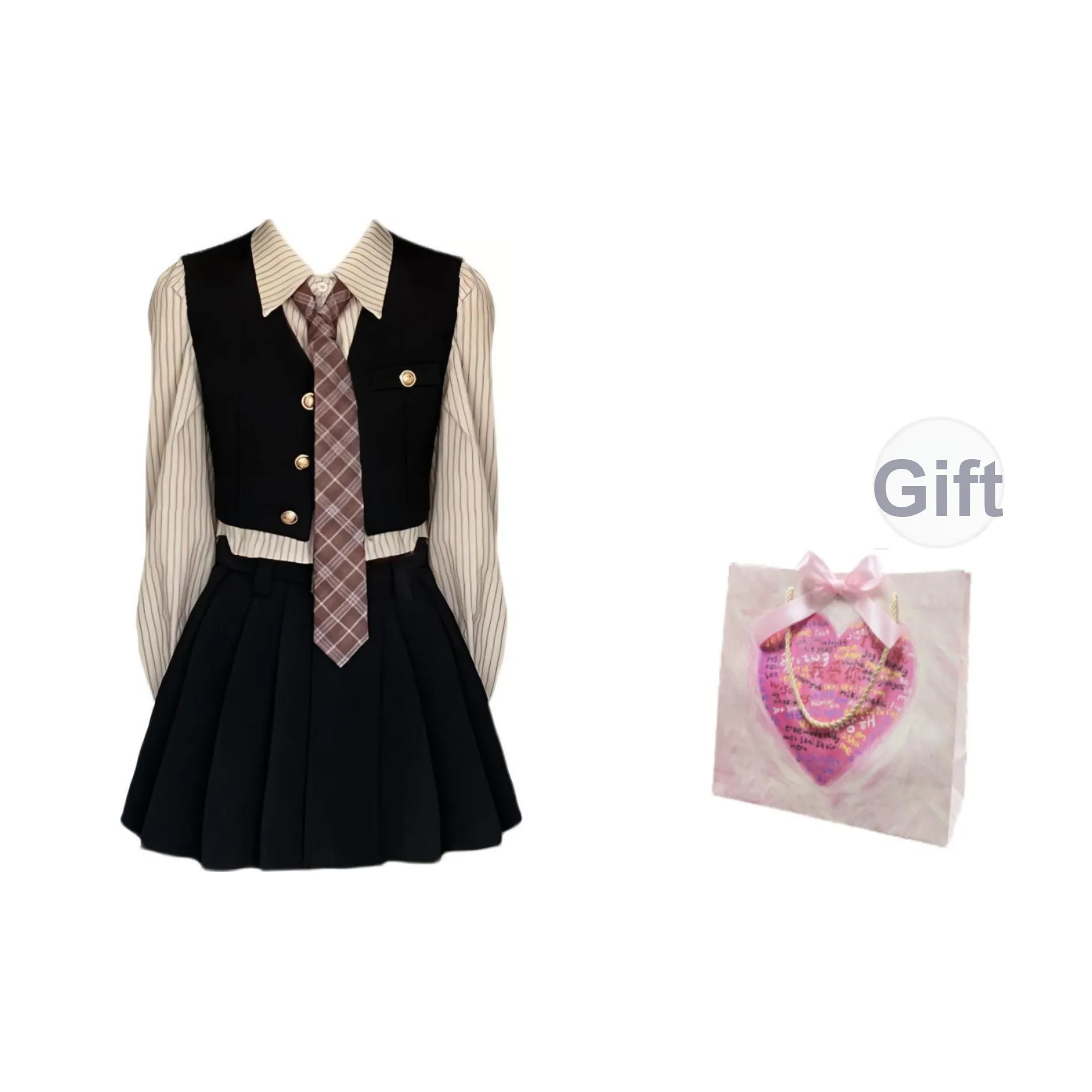Oddgoods Two Piece Skirt Sets Women's