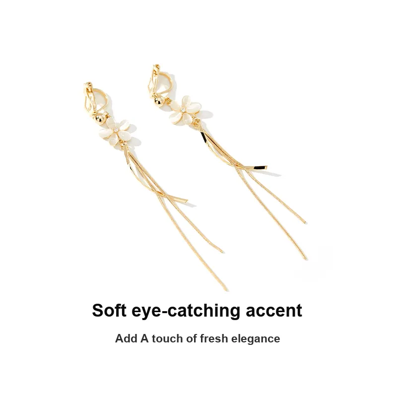 MCK Alloy Clip On Earrings Women's-4