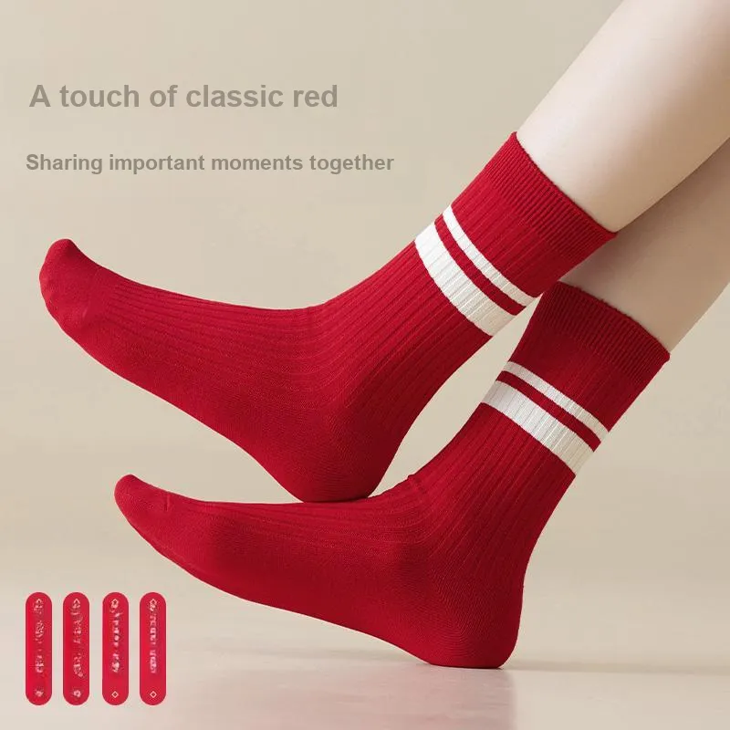 Cotton Gene Mid Calf Socks Women's 5 Pack-3