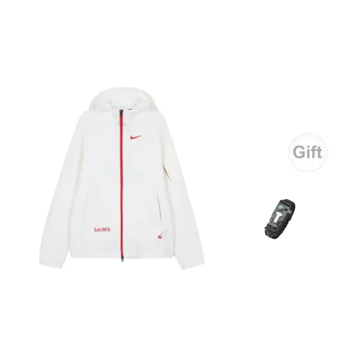 Nike CNY Collection Jackets Men Sail White With Free Wristband