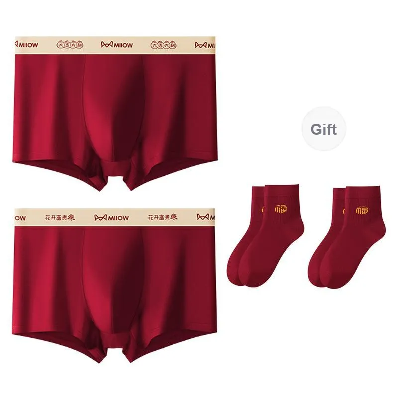 MIIOW Underpants Men's Combo Set-4