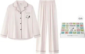Gongdie x SNOOPY/ Pajama Set Women's Gift Box Set Pink