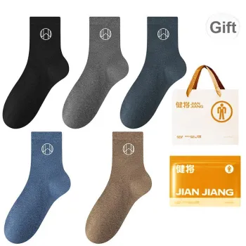 Master Mid Calf Socks Men's Box 5 Pack