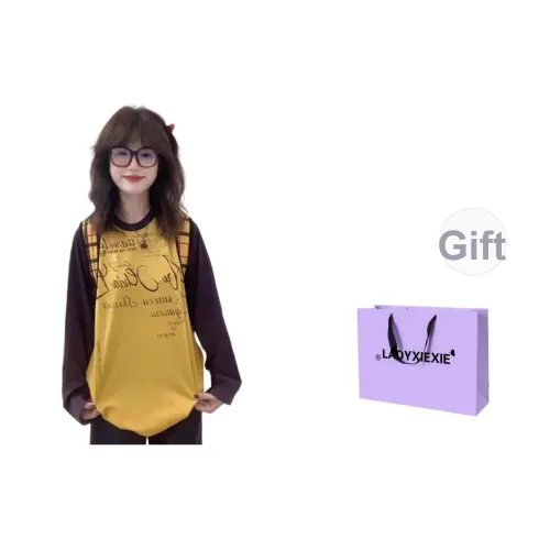 LADYXIEXIE Комплект с короткими рукавами T-рубашка унисекс