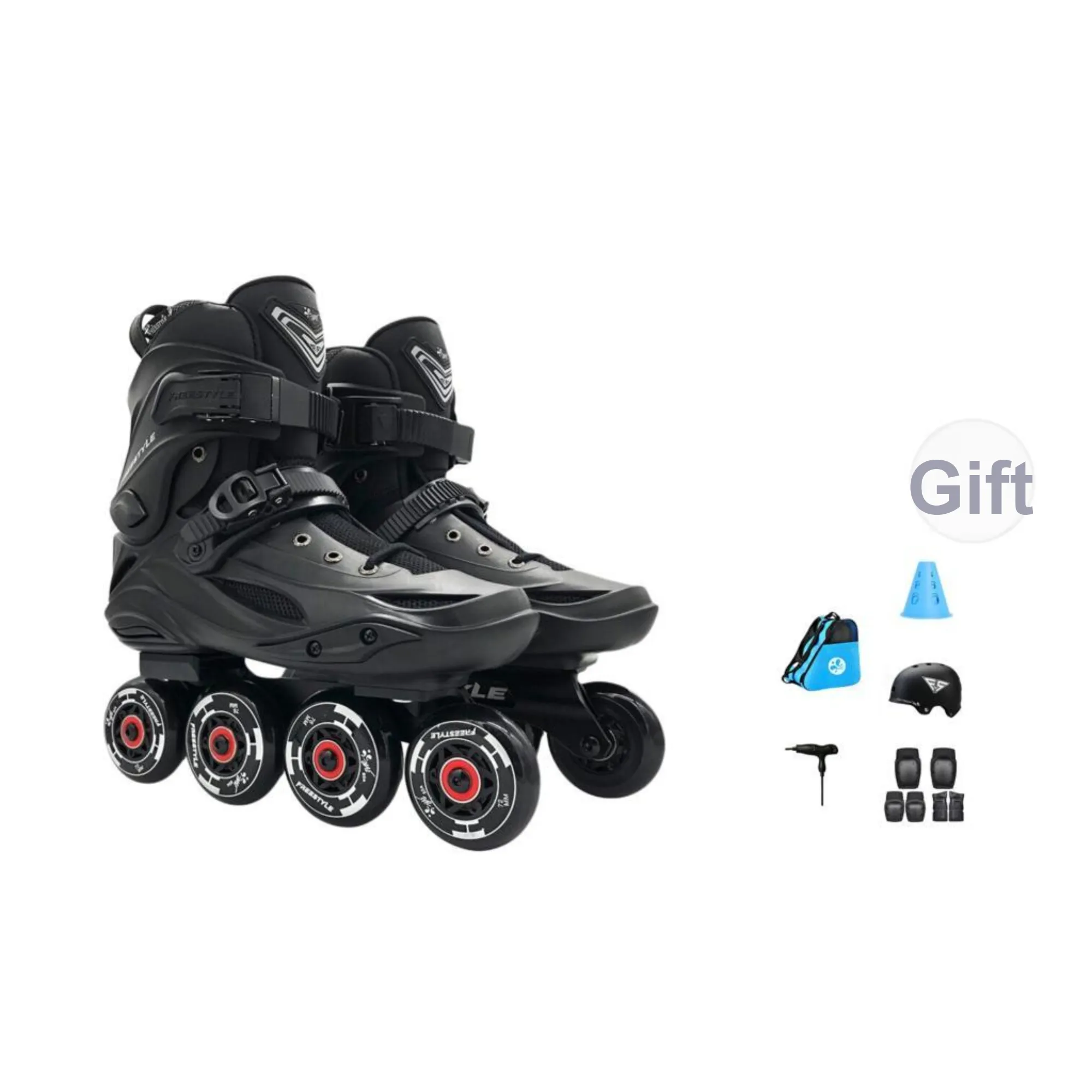 Feith Inline Skates Street Racing, Figure Eight Skid, Braking FSK Unisex
