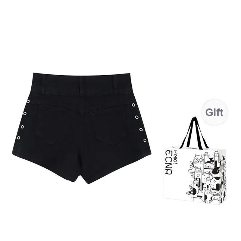 ECNR Casual Shorts Women's Black-10