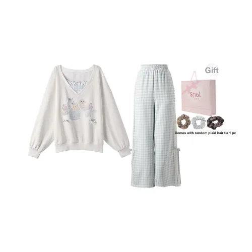 Свитшот Snbl + Брюки Женские Повседневные костюмы