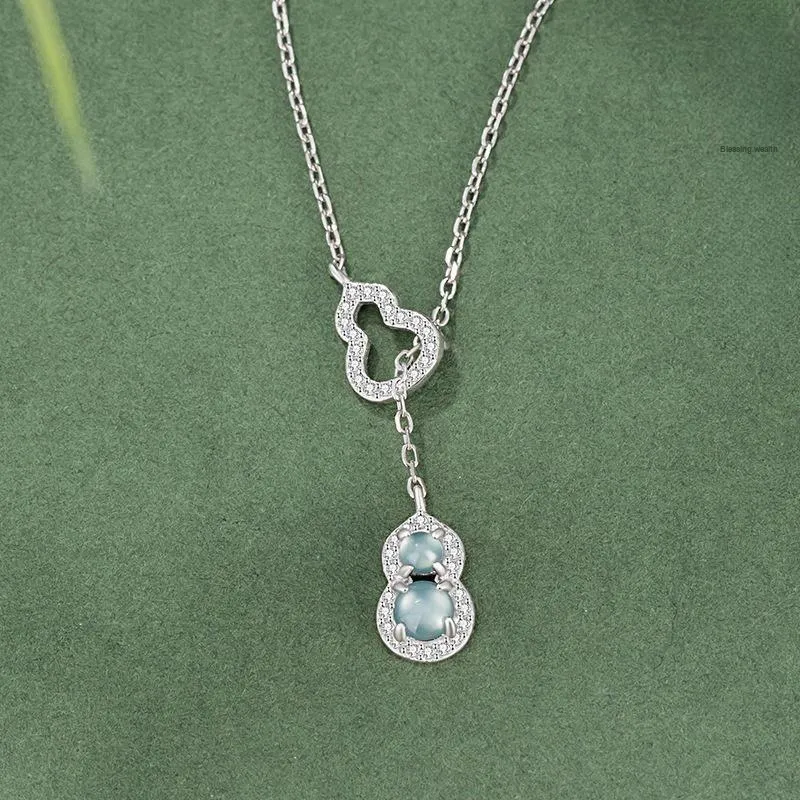 YUGONGYUAN Glutinous Jade Jadeite Necklaces Women's-2