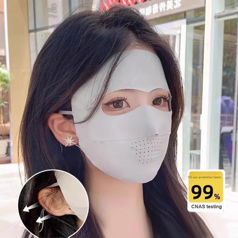 Cranta Komeia Ice Silk Sun Protection Masks Women's-1