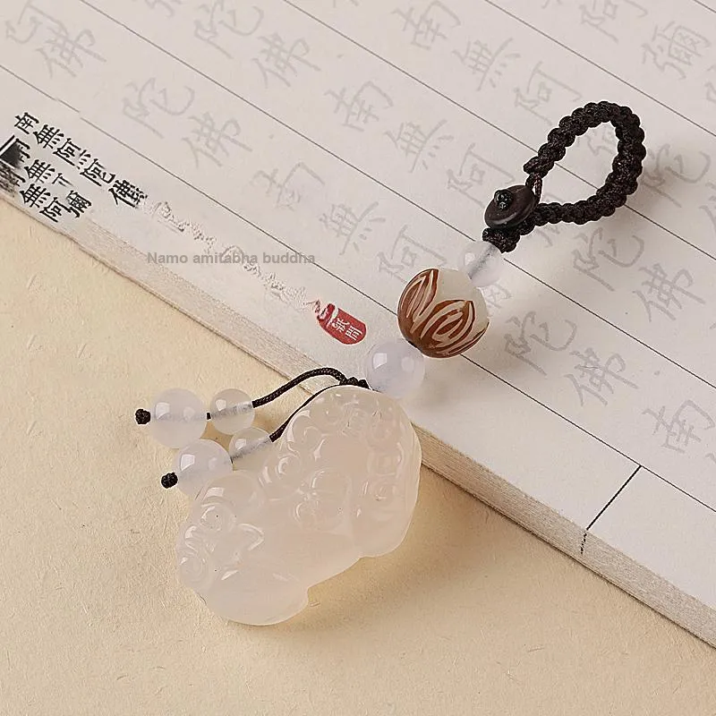 OQD Chalcedony Keychains Unisex-3