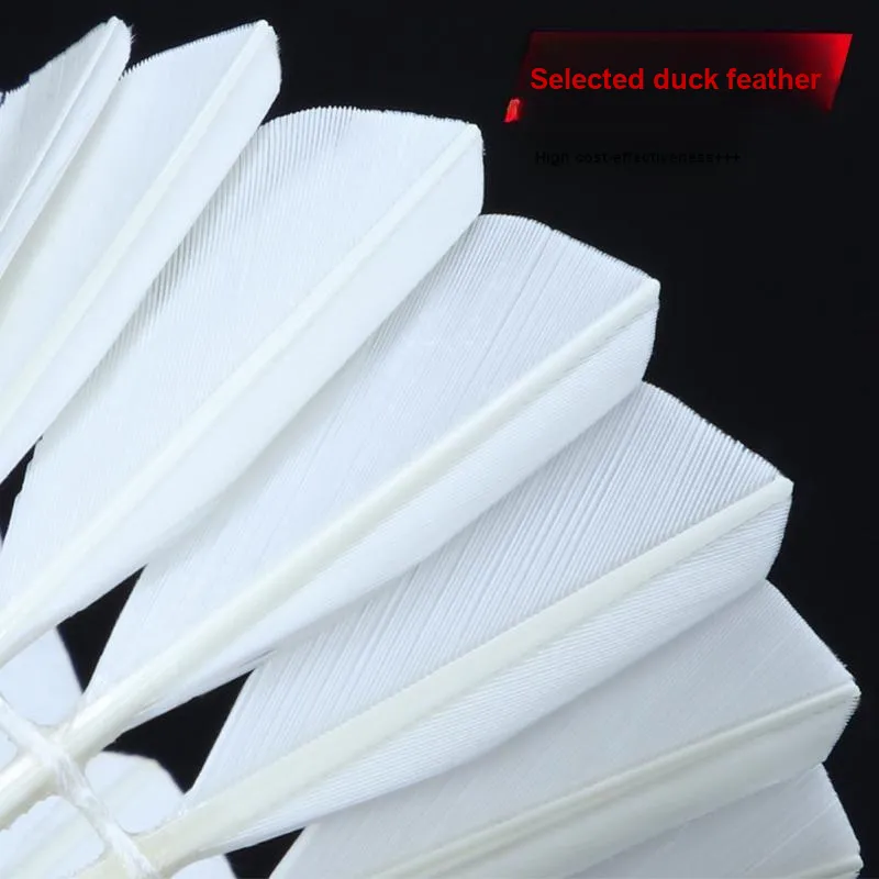 PEAK Goose Feather Shuttlecock 12 Pack Goose Feather Training Shuttlecocks-3