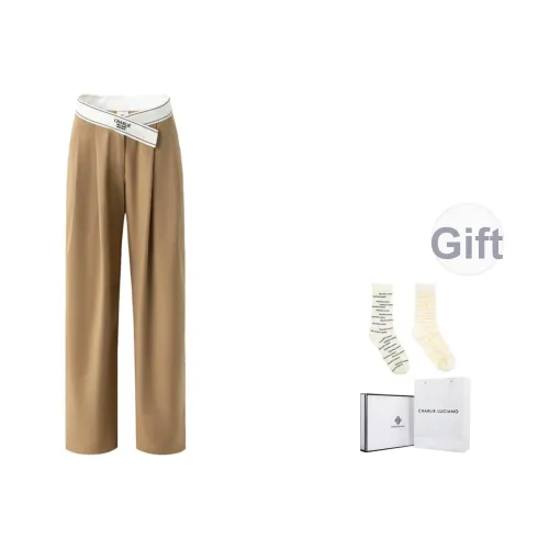 Charlie Luciano Повседневные брюки Женские Хаки