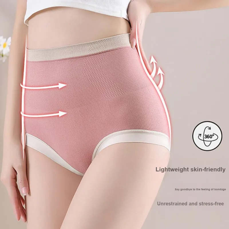 Flowers In Water Underpants Women's 2 Pack Milkshake Pink-5