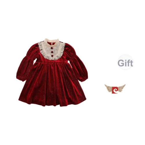 PIERRE CARDIN Женский Осенний и Зимний Toddler Платье Принцессы Детская Юбка Зимняя