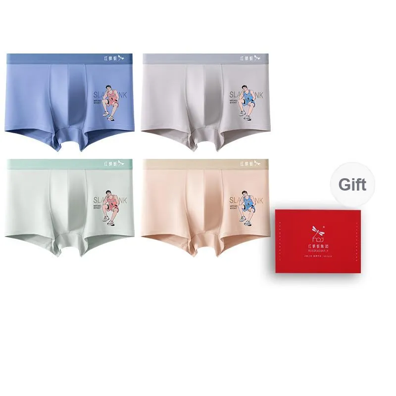 RED DRAGONFLY Cotton Panties Men's Box 4 Pack-6