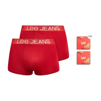 Lee Sunset 2.0 Galaxy Underwear Gift Boxes Men's Combo Set Good Luck Red