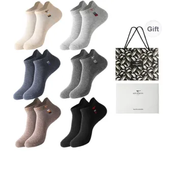 SEPTWOLVES Socks Gift Box Men's 6 Pack+Shopping Bag