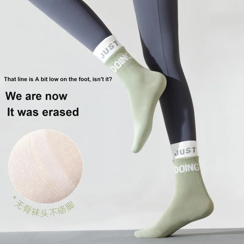 XXLLG Mid Calf Socks Women's 4 Pack-3