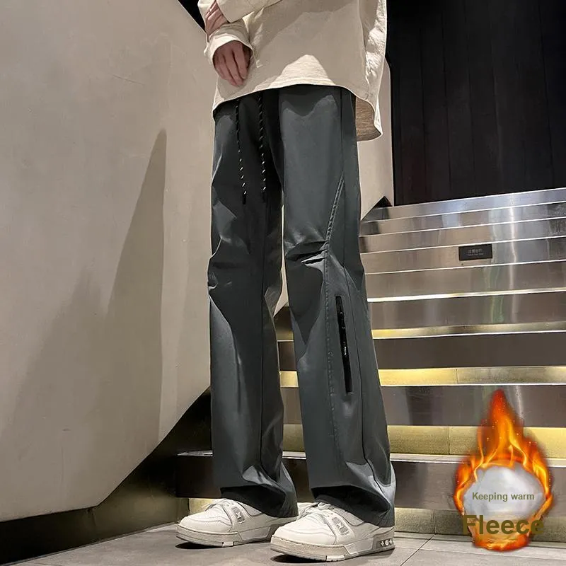 TOUHAOQINGNIAN Casual Pants Unisex-14