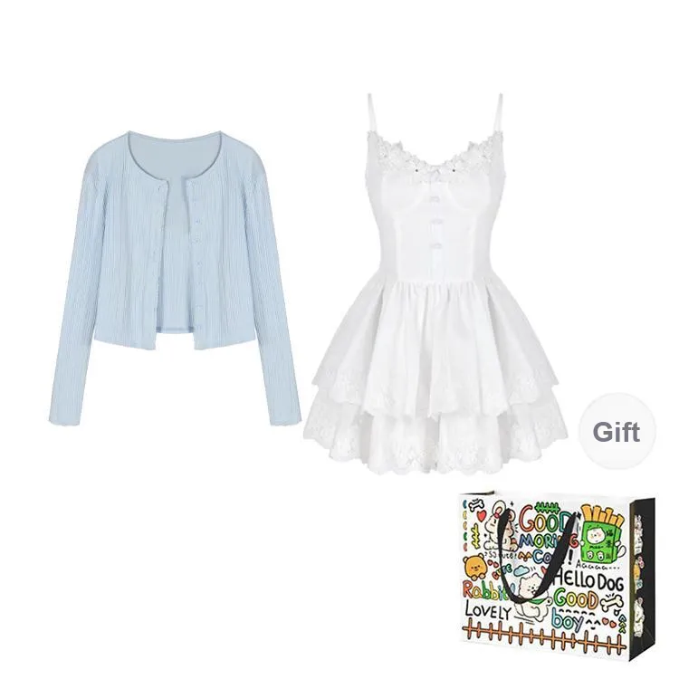 DEDY Two Piece Skirt Sets Women's-0