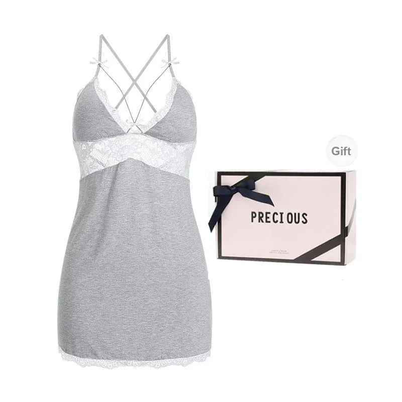 OEING Nightgown Women's Heather Gray-4