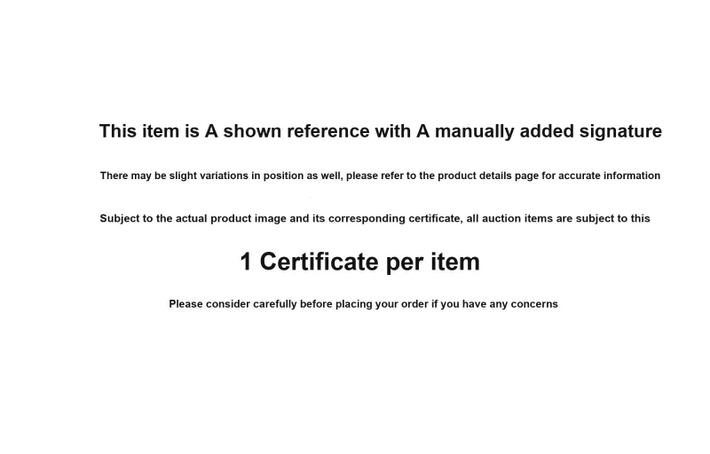 Huayitaojin Walker Basketball Fan Supplies With Beckett BAS Official Certification Not Framed, Men's Collection Black-1