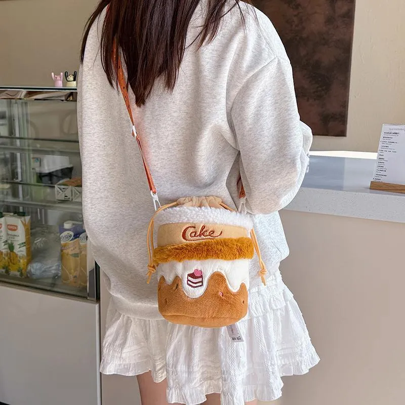 CORE BIRD Fuzzy Fabric Shoulder Bag Crossbody Bag Regular Kids' Multicolor-17