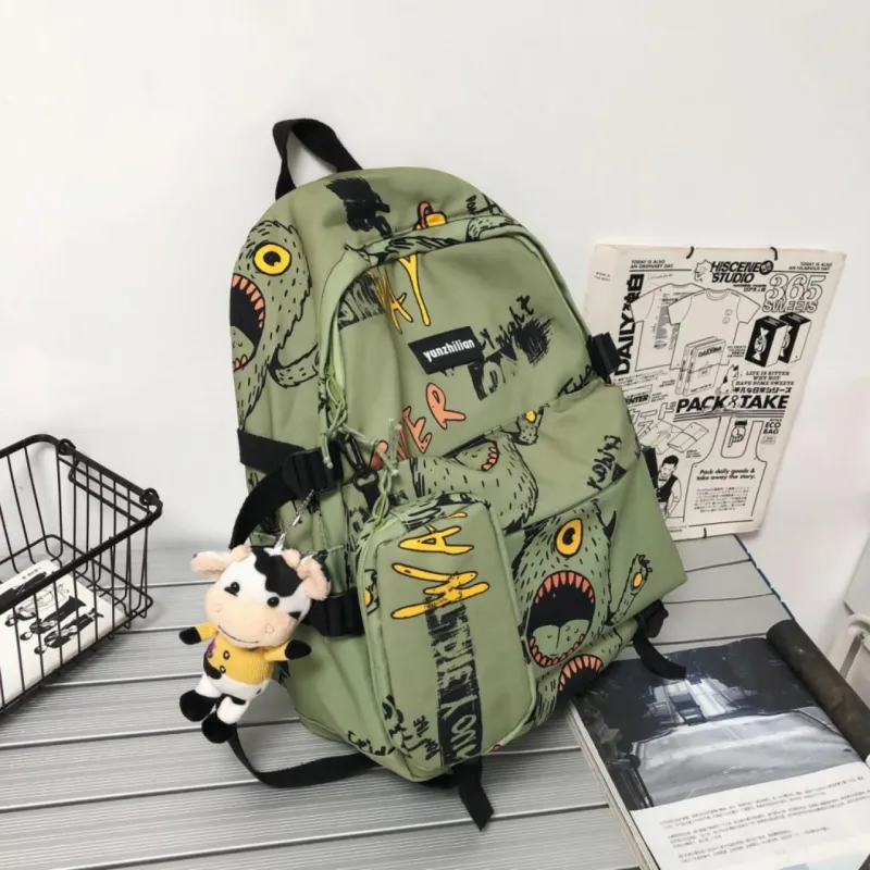 URBAN FOREST Nylon Backpack Unisex Multicolor-8