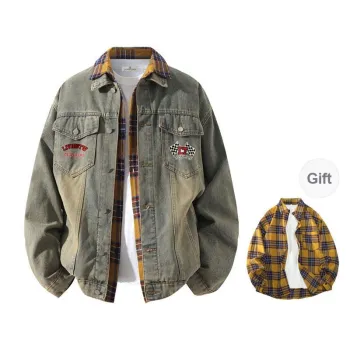 LIVINGTOWN Denim Jackets Unisex
