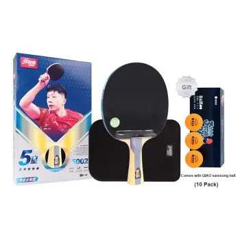 DHS H Collection 5 Star Ping Pong Paddles Unisex Pure Wood