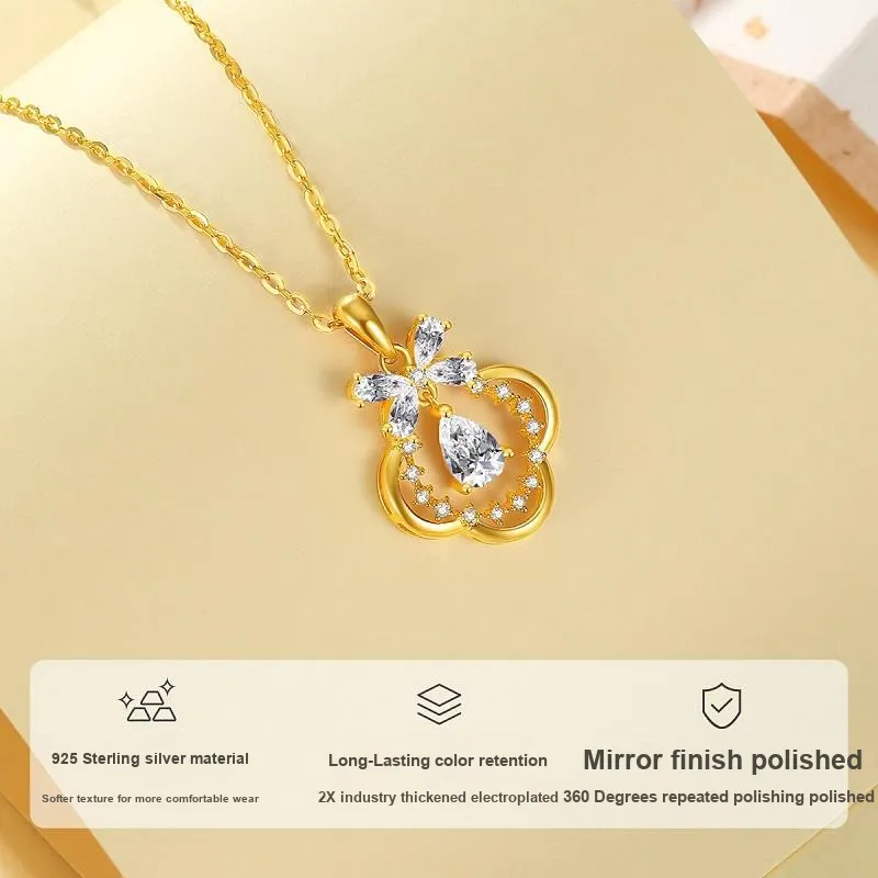 WINY 925 Sterling Silver Necklaces Women's-3