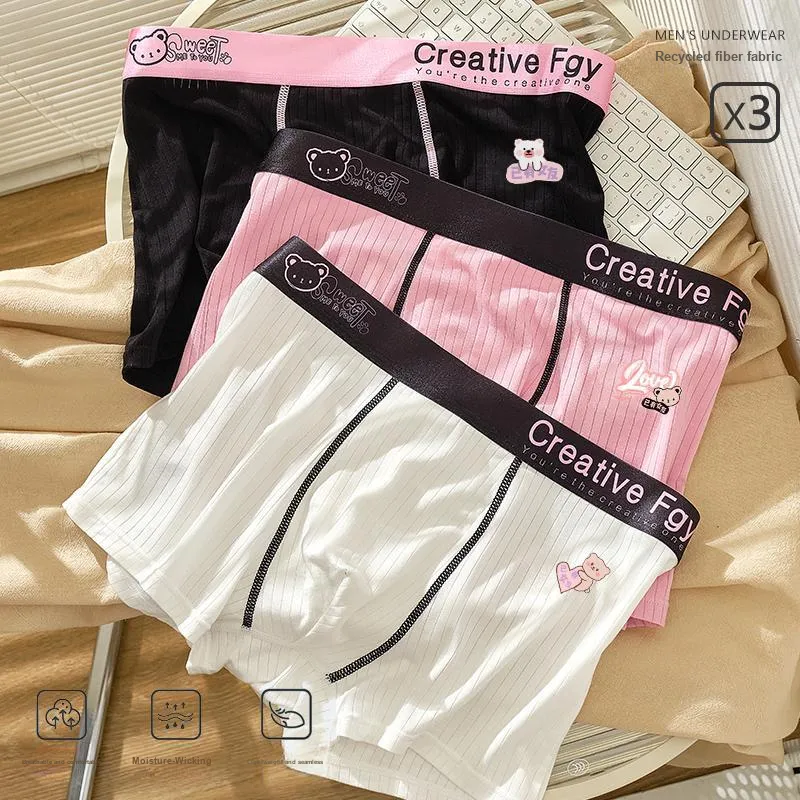 FGY FUGUYU Underpants Men's 3 Pack Mixed Color-14
