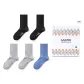 5 Pack (Light Gray+Light Gray+Blue+Black+Black)