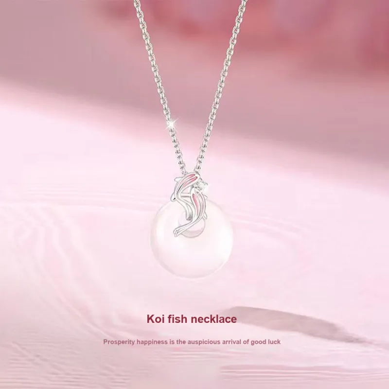 Love Jewelry Chalcedony Necklaces Women's-1