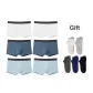2 Smoke Blue+2 Cobalt Blue+2 White