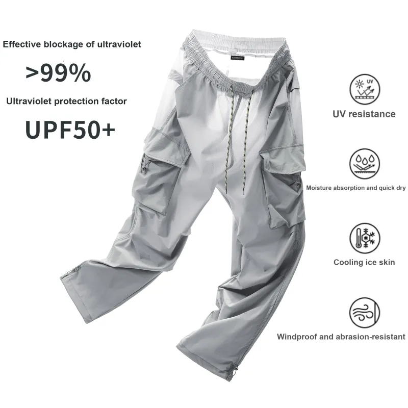 GNOMESHGH Casual Pants Unisex Cloud Gray-1