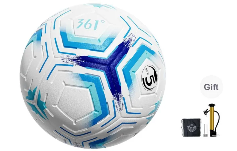 361° Size 4 Size 5 Soccer PVC Machine Stitched Soccer Ball Unisex-0