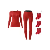 [Lucky Combination-Women's Mid-Warm Style]Red