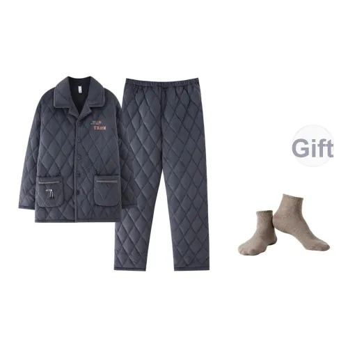 Maultiay Пижамный комплект Осенний и Зимний Мужской